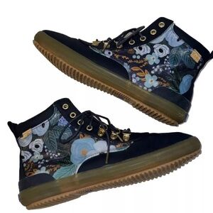 Keds Rifle Paper Co. Boots Sz 8.5 Women Garden Party WF61419